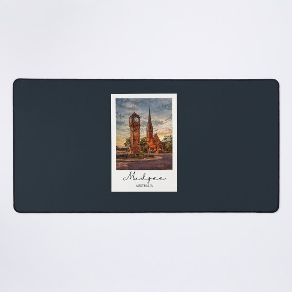 Item preview, Mudgee Clock Tower - Vintage Souvenir designed and sold by twentytwo ART souvenir designs.