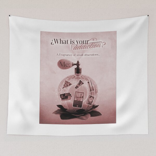 Item preview, WHAT IS YOUR ADDICTION VINTAGE AESTHETIC COLLAGE MAUVE MIST designed and sold by melyverso.