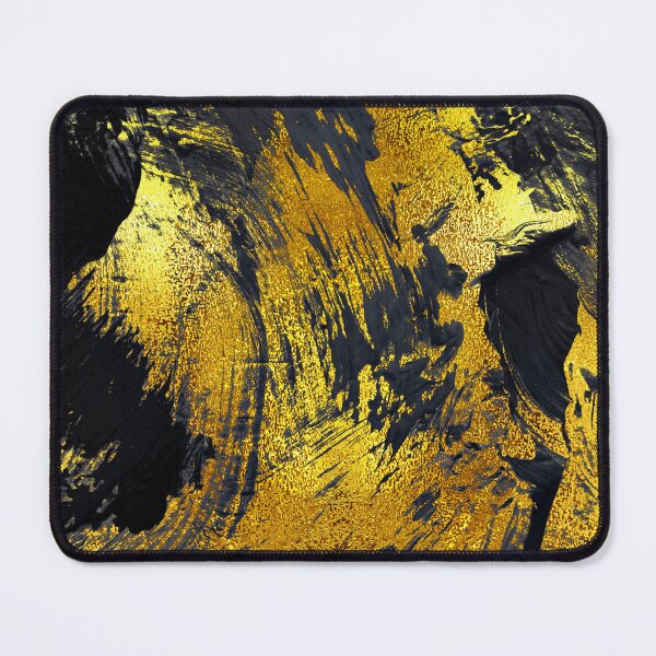 Item preview, Golden Glam Glitzy Colors Splashed On Black Abstract designed and sold by DEC02.