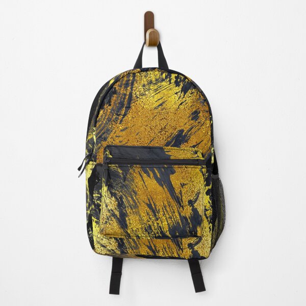 Item preview, Golden Glam Glitzy Colors Splashed On Black Abstract designed and sold by DEC02.