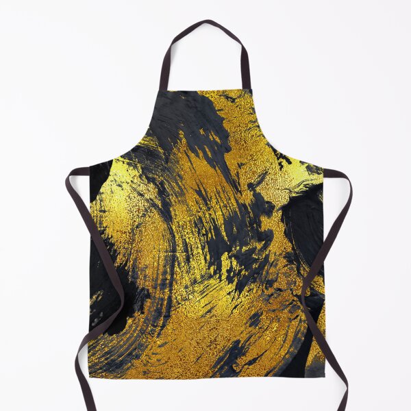 Item preview, Golden Glam Glitzy Colors Splashed On Black Abstract designed and sold by DEC02.