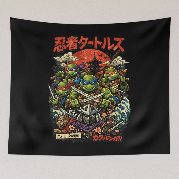 Item preview, Ninja Turtles Japanese Art designed and sold by amos20111.
