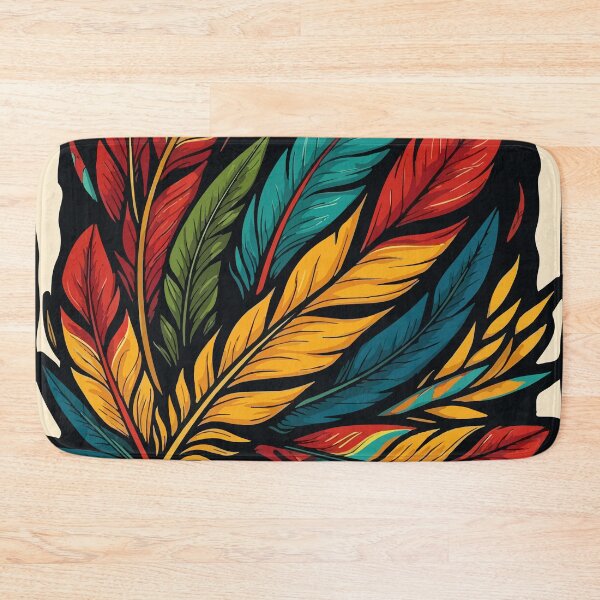 Item preview, Vintage feather pattern designed and sold by Grypis.
