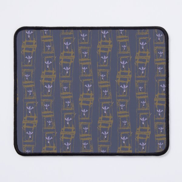 Item preview, Spring's First Flower on Vertical Links Taupe on Purple designed and sold by Digitalmyth's Designs.