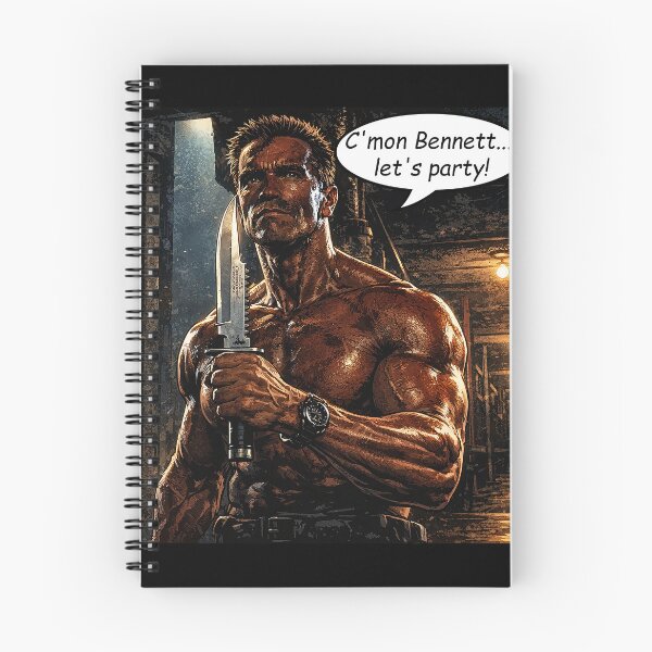 Item preview, Commando 1985 Movie 'C'mon Bennett....let's party!' designed and sold by donno69.