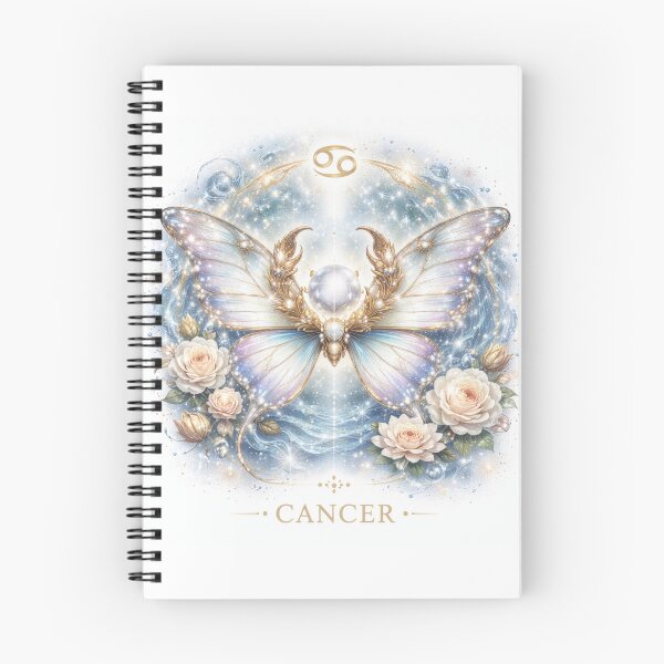 Item preview, Celestial Moonwing – Cancer Zodiac Butterfly T-shirt / Sticker designed and sold by martin-i13.