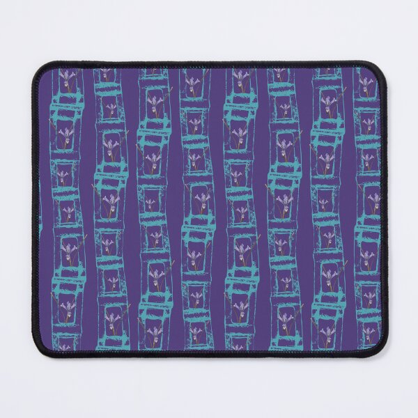 Item preview, Spring's First Flower on Vertical Links Blue on Purple designed and sold by Digitalmyth's Designs.