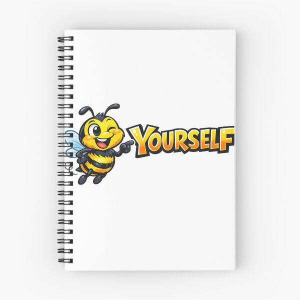 Item preview, Bee Yourself Cute Funny Bee Motivation designed and sold by madebysiwa.