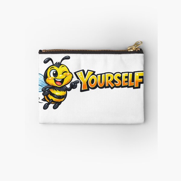 Item preview, Bee Yourself Cute Funny Bee Motivation designed and sold by madebysiwa.