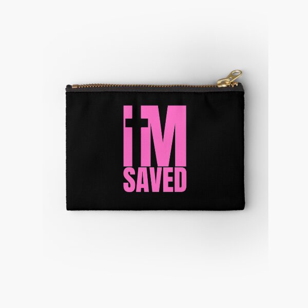 Item preview, I am Saved - Christian Pink Design  designed and sold by MoriaStore.