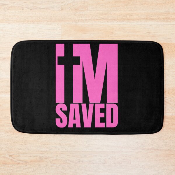 Item preview, I am Saved - Christian Pink Design  designed and sold by MoriaStore.