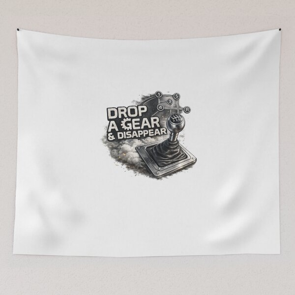 Item preview, Drop a Gear and Disappear – Manual Transmission Car Enthusiast Design designed and sold by Fleetwood1994.