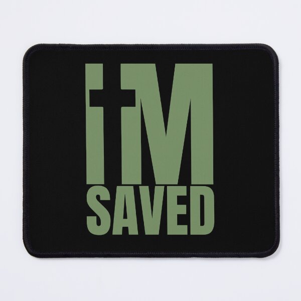 Item preview, I am Saved - Christian Green Design designed and sold by MoriaStore.