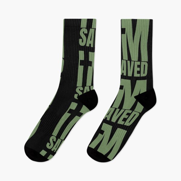Item preview, I am Saved - Christian Green Design  designed and sold by MoriaStore.