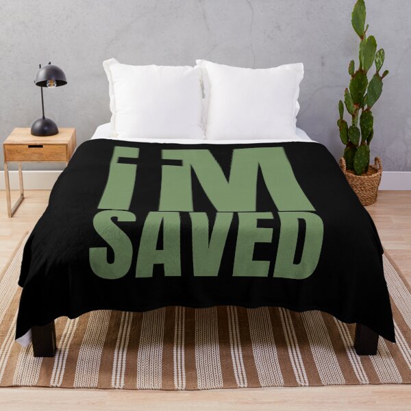 Item preview, I am Saved - Christian Green Design  designed and sold by MoriaStore.