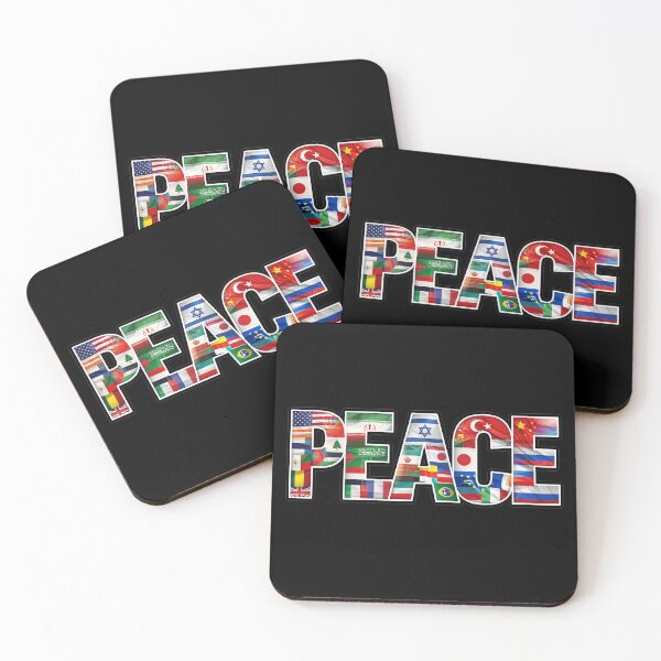 Item preview, One Word  Under God: One World under God, One Message: PEACE World Flag Design designed and sold by Uniquely4You2.