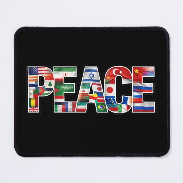 Item preview, One Word Under God: One World under God, One Message: PEACE World Flag Design designed and sold by Uniquely4You2.