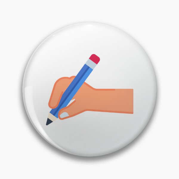 Item preview, Hand Writing with Pencil - Creative Process Sticker for Authors & Students designed and sold by Tr Creative Design.