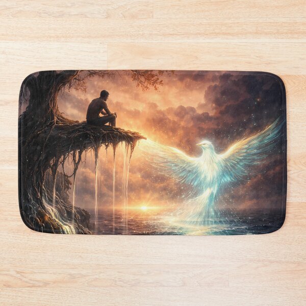 Item preview, Spiritual Rebirth – Light of Hope Fantasy Art designed and sold by KnitOfShadoF.