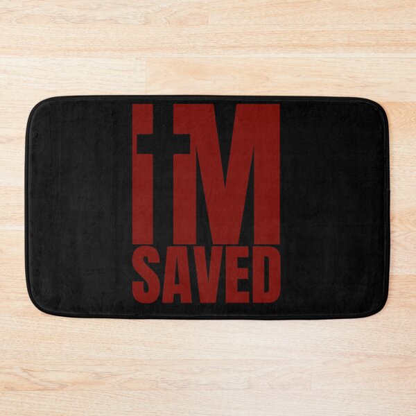Item preview, I am Saved - Christian Red Design  designed and sold by MoriaStore.