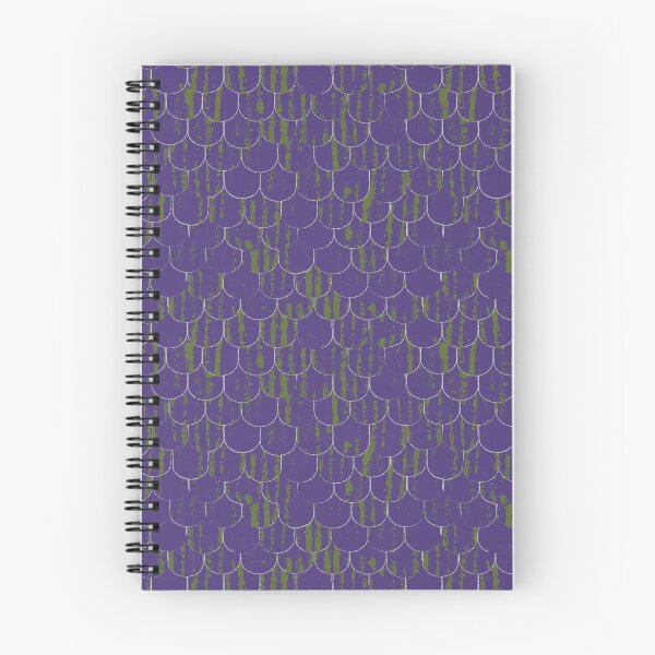 Item preview, Barn Tin Fish Scales Purple & Green designed and sold by Digitalmyth's Designs.
