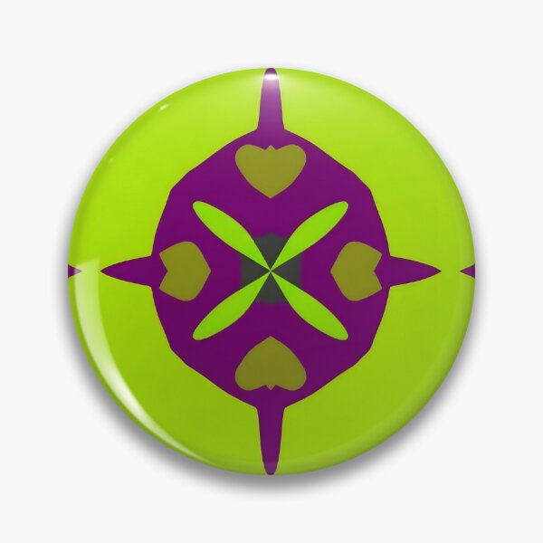 Item preview, Purple and Green Geometric Retro Pattern  designed and sold by GraphicsClub.