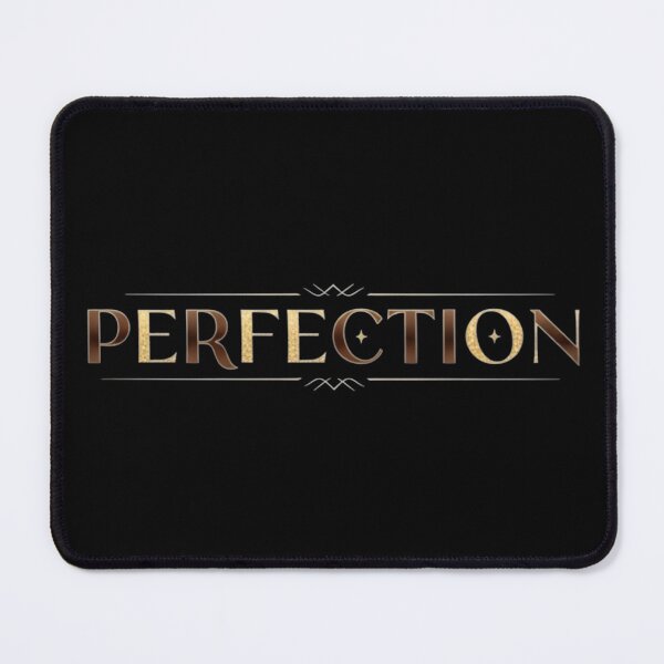 Item preview, Luxury "PERFECTION" Gold Lettering Design designed and sold by Radhestore.