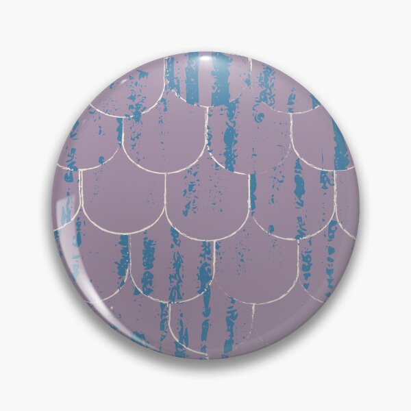 Item preview, Barn Tin Fish Scales Mauve & Blue designed and sold by Digitalmyth's Designs.