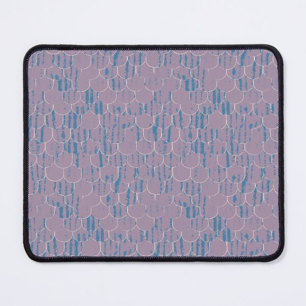 Item preview, Barn Tin Fish Scales Mauve & Blue designed and sold by Digitalmyth's Designs.