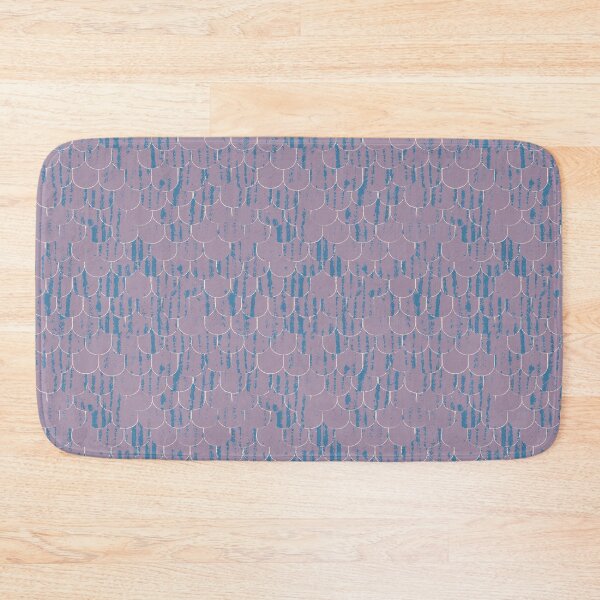 Item preview, Barn Tin Fish Scales Mauve & Blue designed and sold by Digitalmyth's Designs.