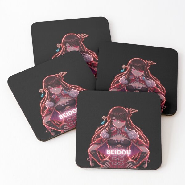 Item preview, Neon Uncrowned Lord Beidou - Fan Art Portrait designed and sold by EWCY store.