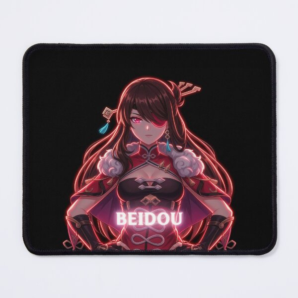 Item preview, Neon Uncrowned Lord Beidou - Fan Art Portrait designed and sold by EWCY store.