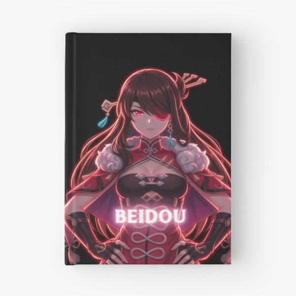 Item preview, Neon Uncrowned Lord Beidou - Fan Art Portrait designed and sold by EWCY store.