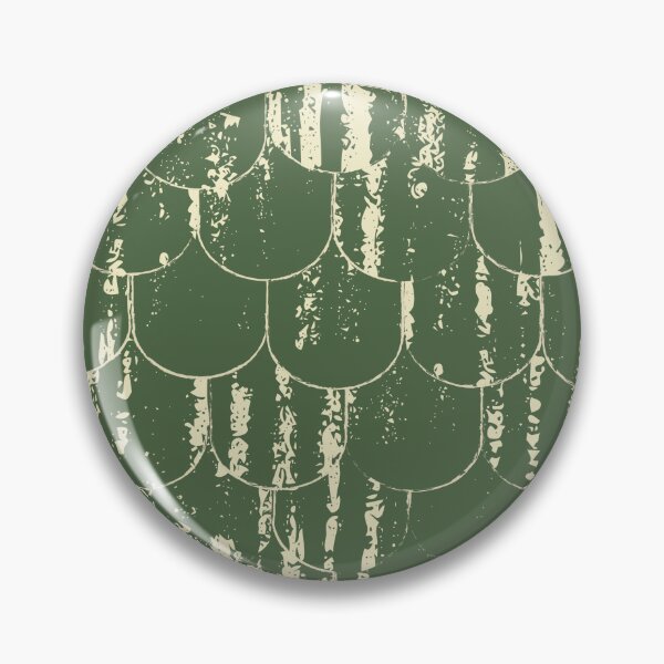 Item preview, Barn Tin Fish Scales Green & Cream designed and sold by Digitalmyth's Designs.