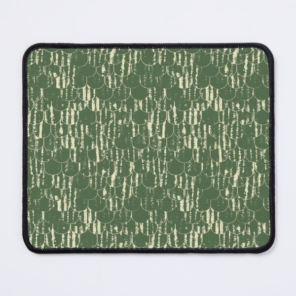 Item preview, Barn Tin Fish Scales Green & Cream designed and sold by Digitalmyth's Designs.
