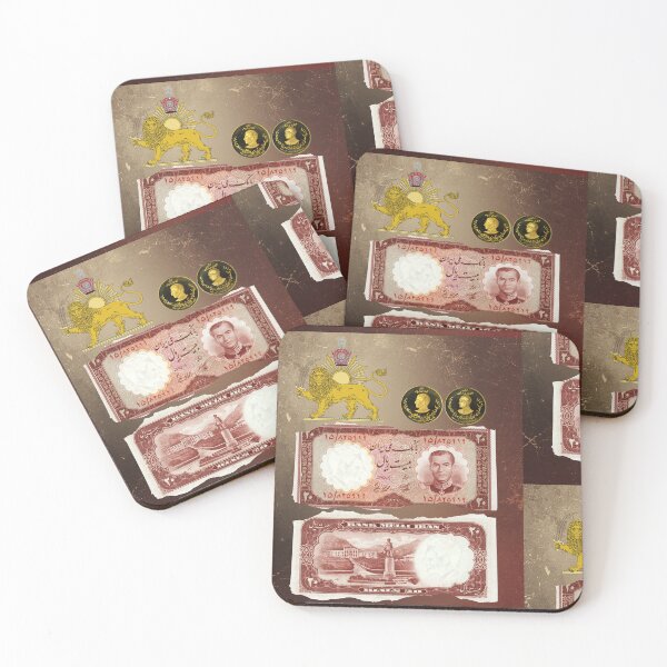 Item preview, Pahlavi banknote designed and sold by Youtab Art.