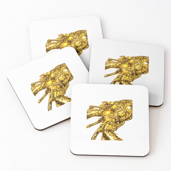 Item preview, Topaz Cyber Spiny Lobster – Luxury Ocean Jewel designed and sold by RaccoonFish.