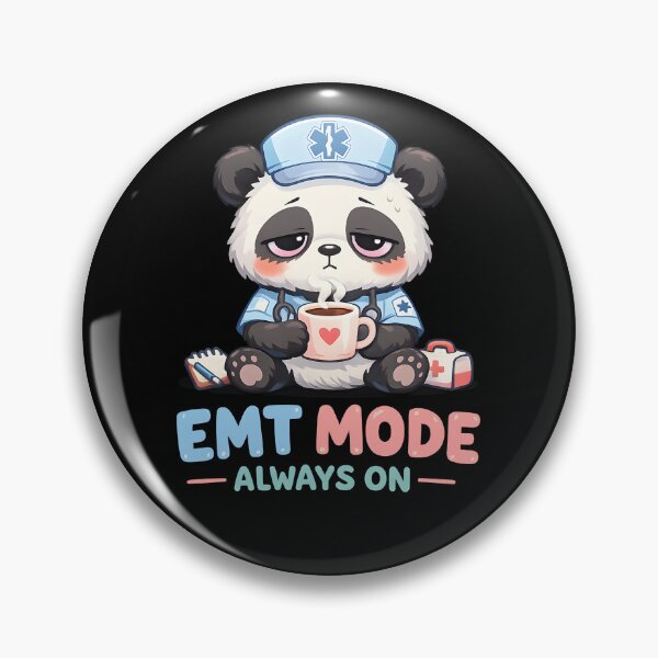 Item preview, EMT Mode Always On Cute Panda Paramedic Coffee EMS Emergency Medical Technician Design designed and sold by ClinicalHubs.
