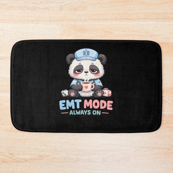 Item preview, EMT Mode Always On Cute Panda Paramedic Coffee EMS Emergency Medical Technician Design designed and sold by ClinicalHubs.