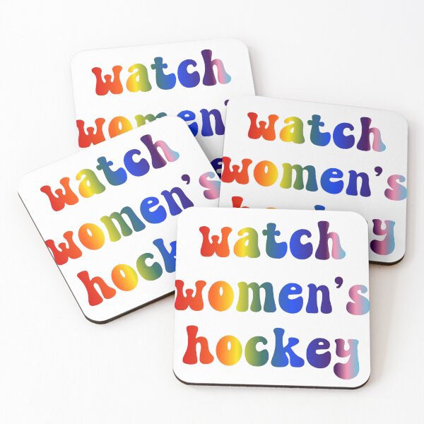 Item preview, Watch Women's Hockey Groovy Rainbow designed and sold by coffeepolicy.