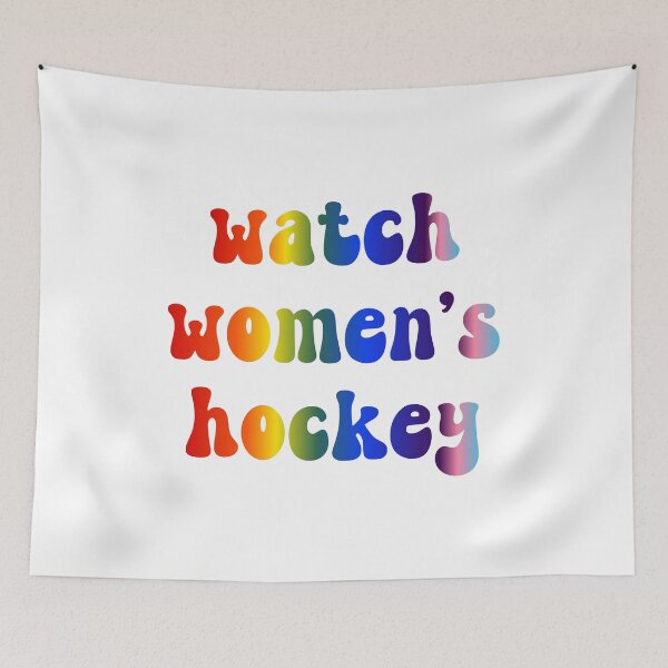 Item preview, Watch Women's Hockey Groovy Rainbow designed and sold by coffeepolicy.