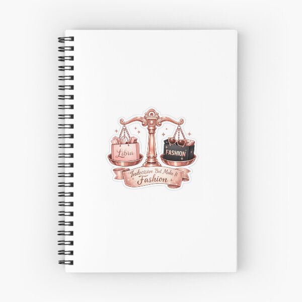 Item preview, Libra Zodiac Aesthetic – “Indecisive But Make It Fashion” Rose Gold Scales Design designed and sold by SparkVault.