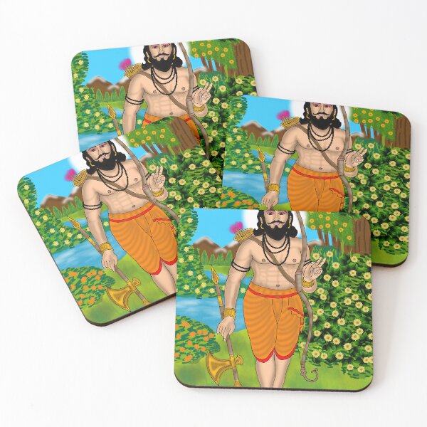 Item preview, Lord Parshuram Drawing – Hindu Warrior Sage Mythology Art designed and sold by Harshit_Digital_Arts.