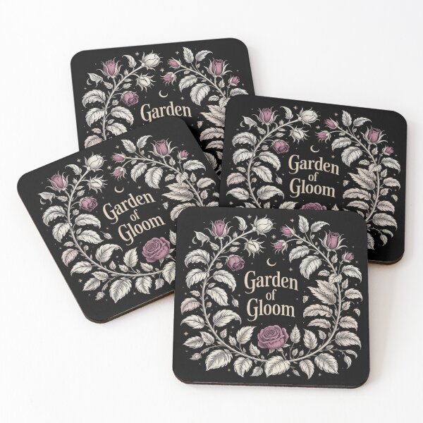 Item preview, Garden of Gloom Gothic Floral Wall Art Print Dark Rose Wreath Illustration Moody Botanical Decor Witchy Victorian Cottagecore Artwork designed and sold by SideEye Co.