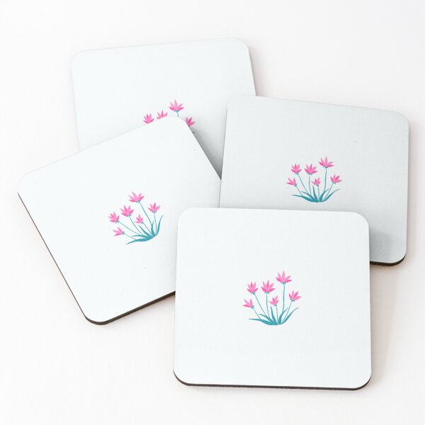 Item preview, Minimal Pink Flower Illustration | Cute Floral Aesthetic Sticker | Hand Drawn Botanical Art designed and sold by Punjabink.