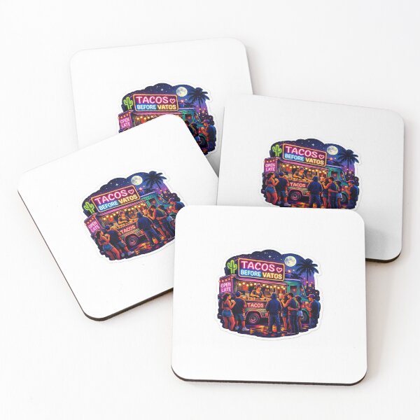 Item preview, Tacos Before Vatos Neon Food Truck | Midnight Street Food Vibes designed and sold by SparkVault.