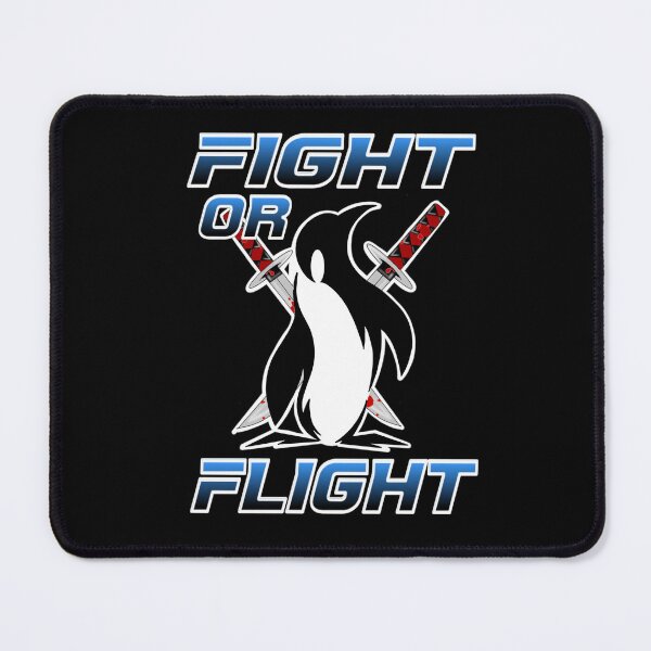 Item preview, Fight Or Flight Meme Penguin designed and sold by TheEndDesign.