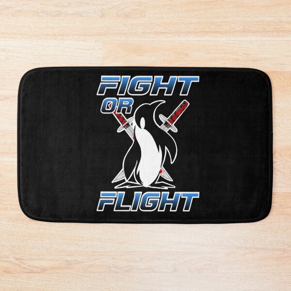 Item preview, Fight Or Flight Meme Penguin designed and sold by TheEndDesign.