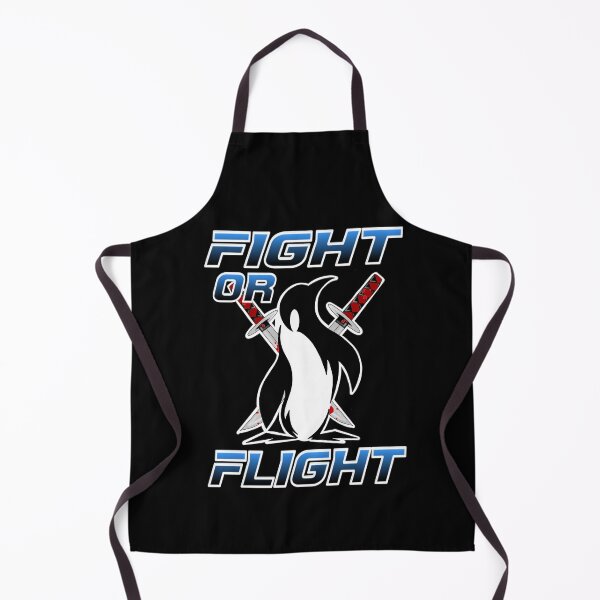 Item preview, Fight Or Flight Meme Penguin designed and sold by TheEndDesign.