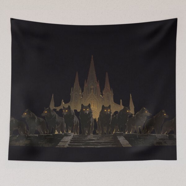 Item preview, Wolf Pack Stands United Against the World designed and sold by GeoWhimsy Studio.